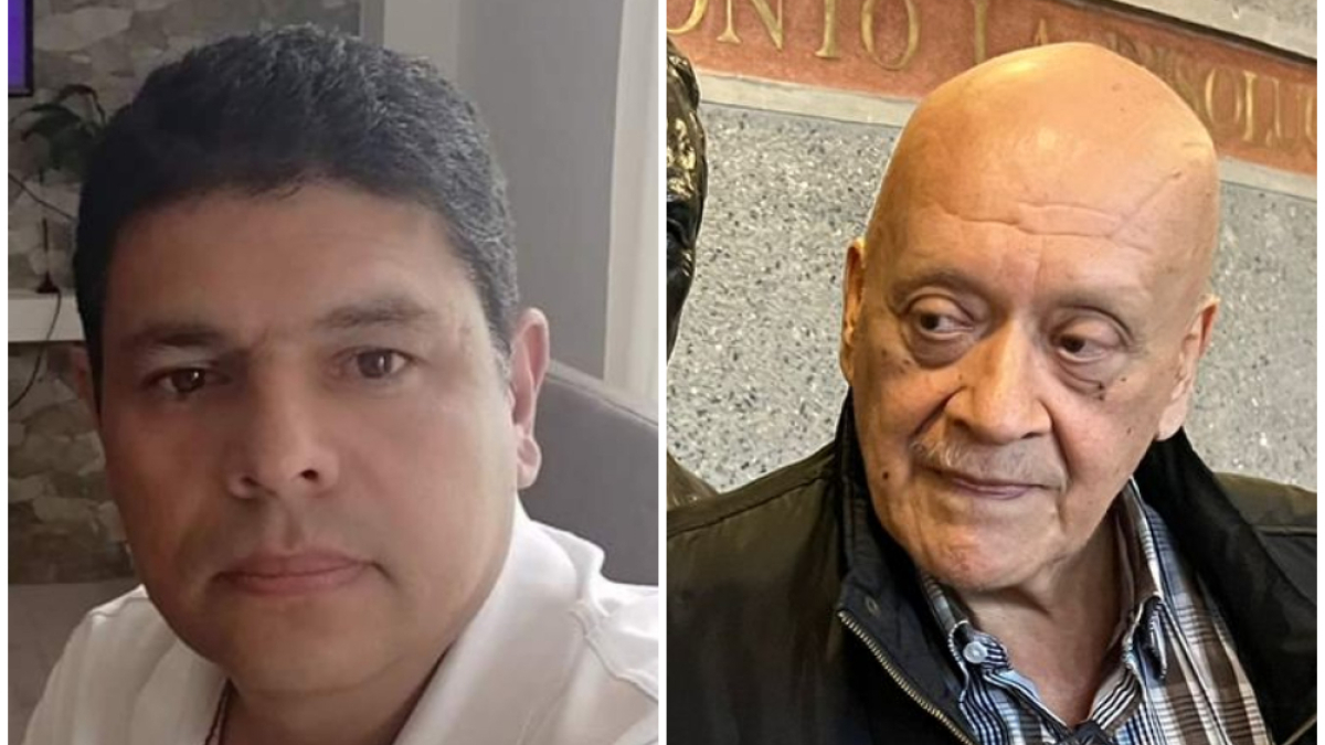 Ellos son Luis Gonzaga Carmona Noreña (izquierda), el nuevo alcalde de La Merced, y José Óscar González Hernández, actual alcalde de Pensilvania.