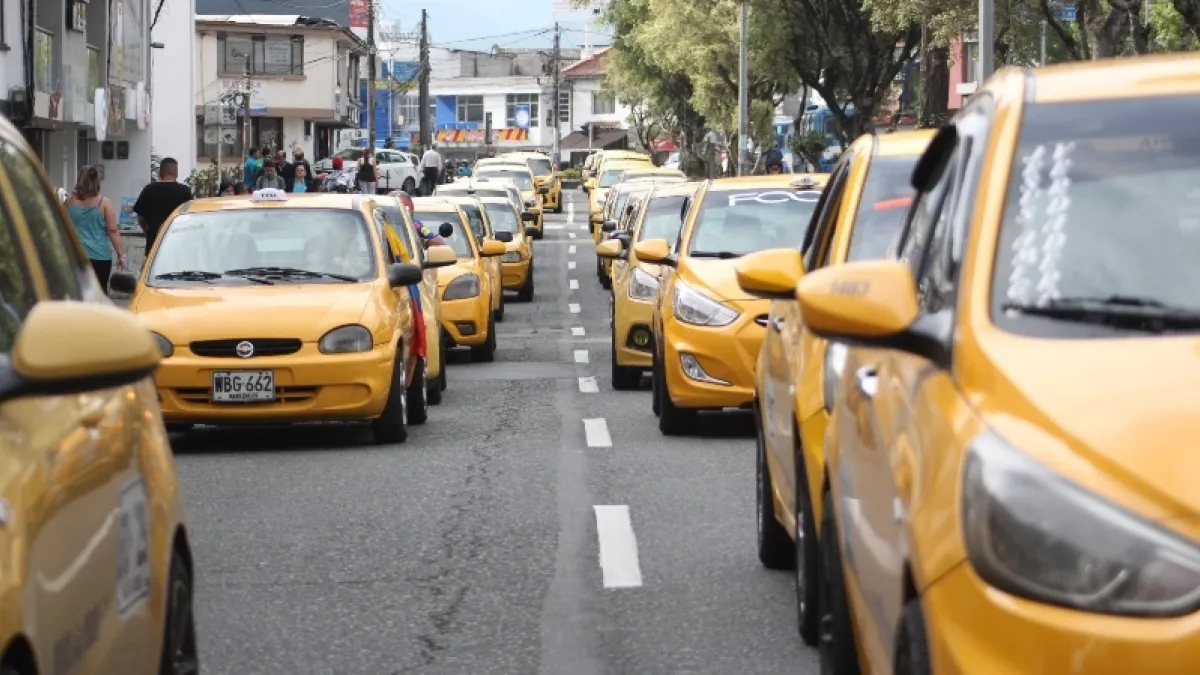Los taxistas se movilizaron en agosto para protestar contra el Gobierno nacional.