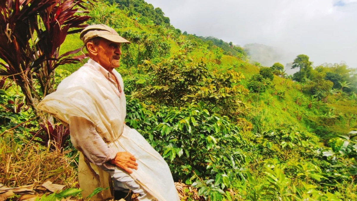Rodrigo Antonio Holguín Henao, campesino de San José, está en trámites para la adjudicación de un predio.