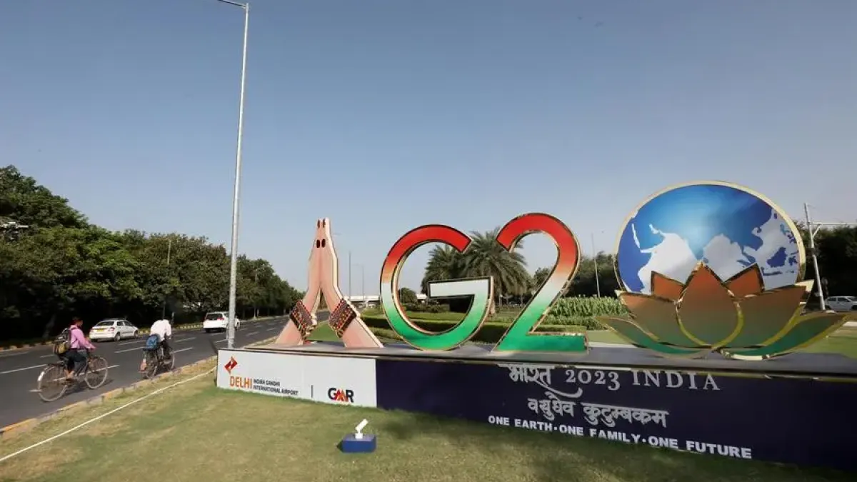 Cumbre mundial del G20 en Nueva Delhi (India).