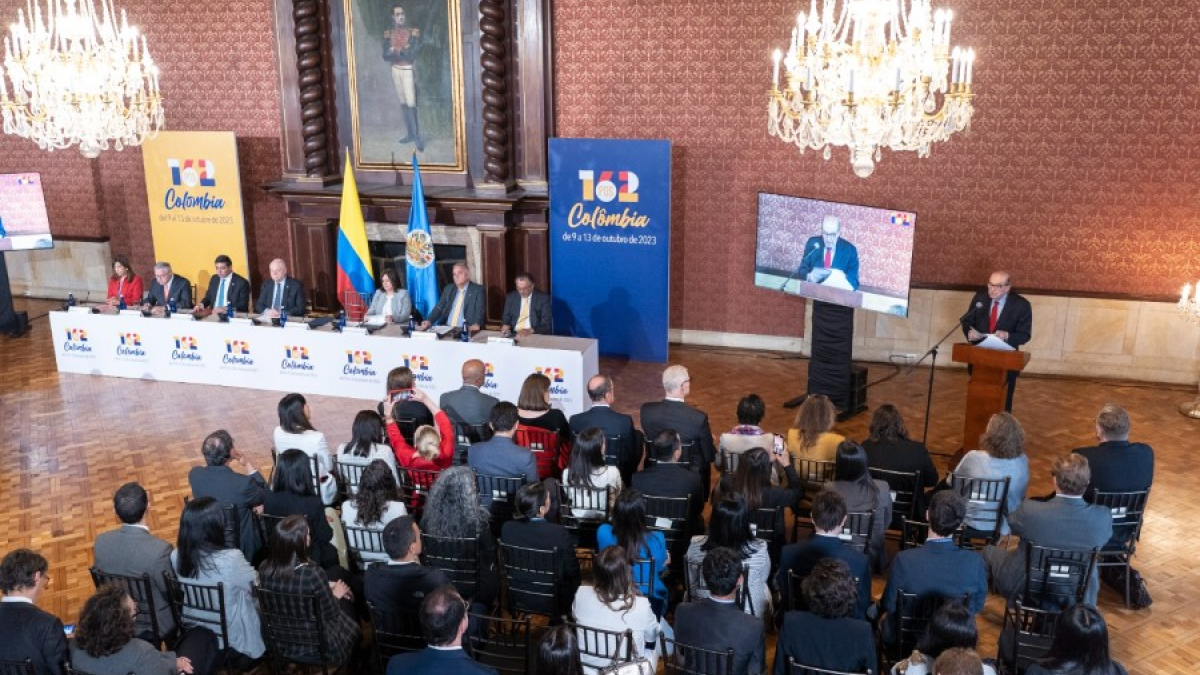 Inauguración de la sesiones de Corte Interamericana de Derechos Humanos en Colombia. 