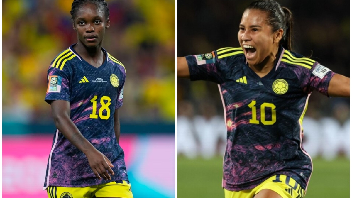 Linda Caicedo y Leicy Santos