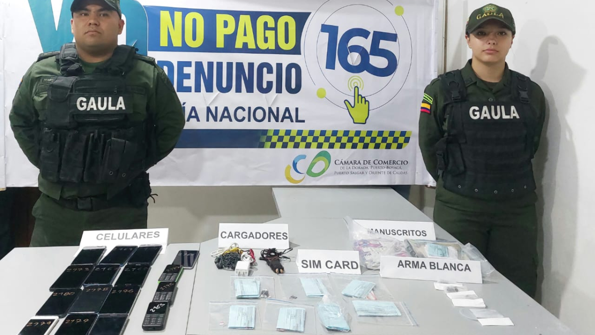 Lo encontrado en la cárcel Doña Juana de La Dorada.