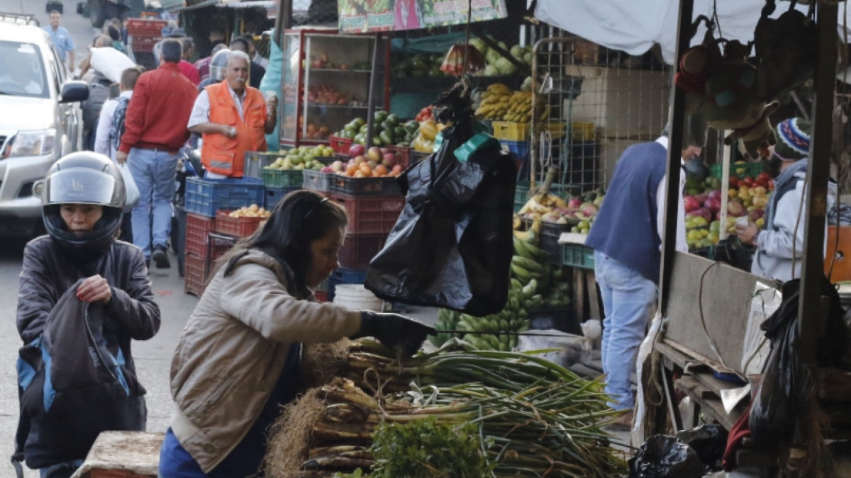 Alimentos en la plaza de mercado