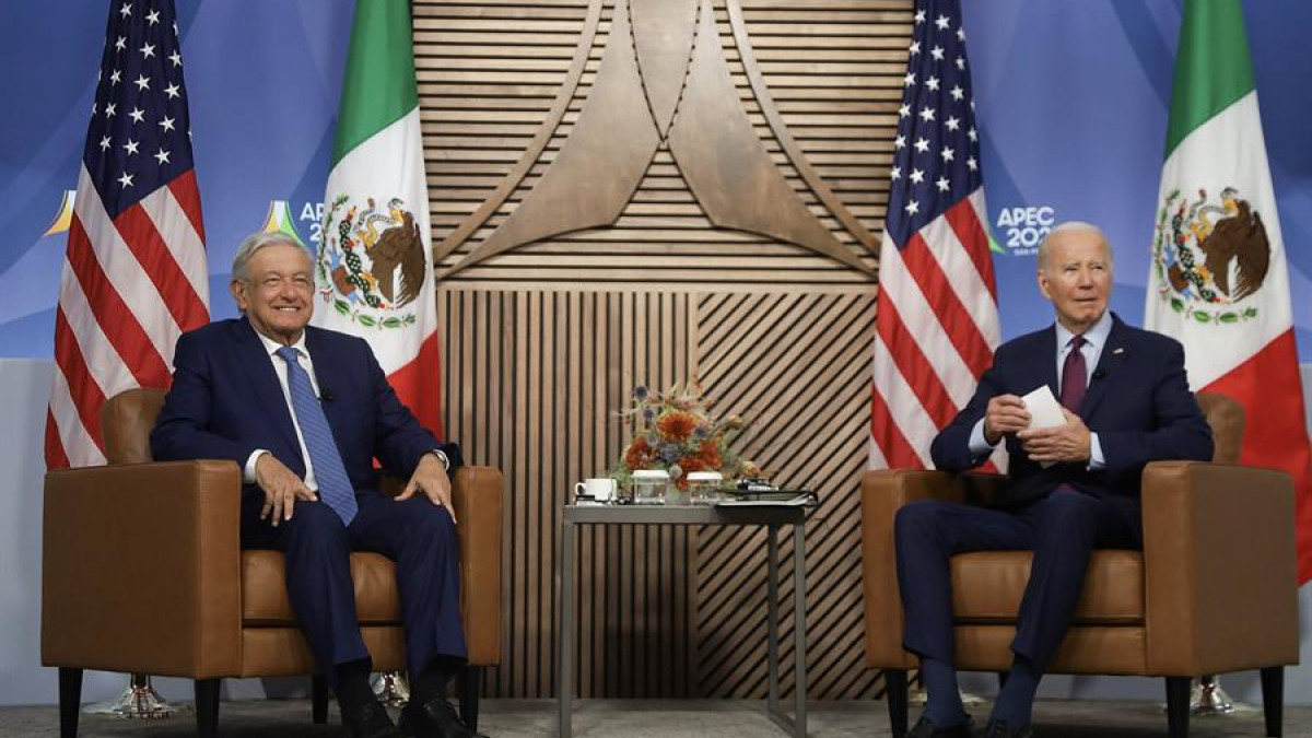  Andrés Manuel López Obrador y Joe Biden.