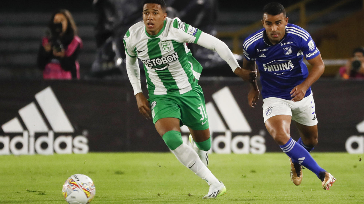 Dorlan Pabón les dio la ventaja a los verdes y Leonardo Castro igualó para los embajadores. La vuelta se jugará el 23 de noviembre en Medellín.