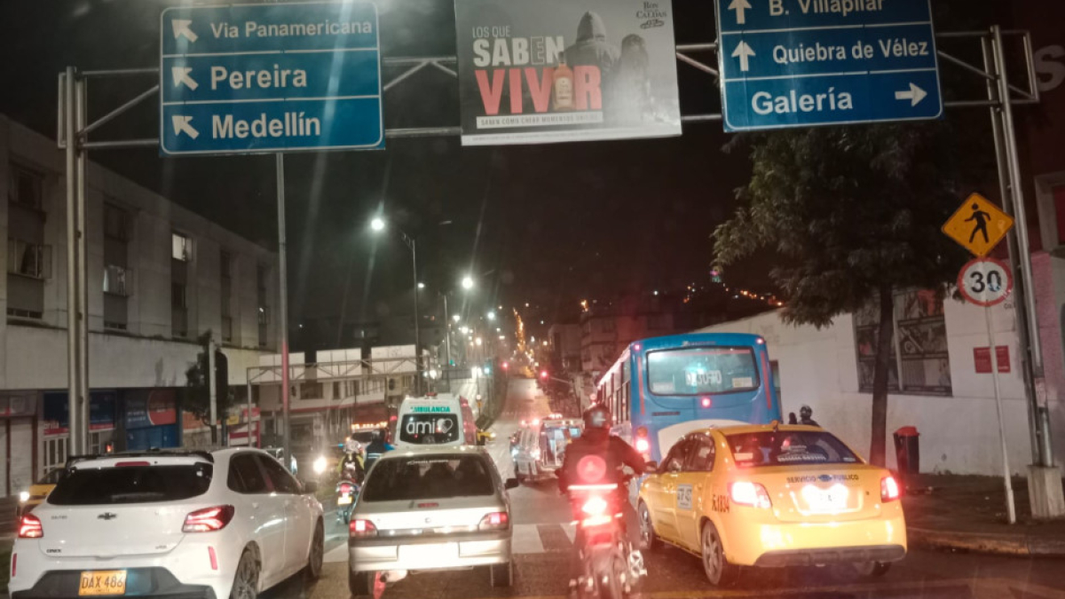 El accidente de marzo pasado.