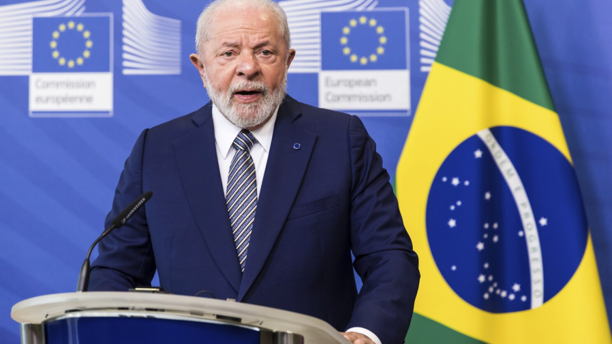 Luiz Inácio Lula da Silva, presidente de Brasil y líder del Partido de los Trabajadores.