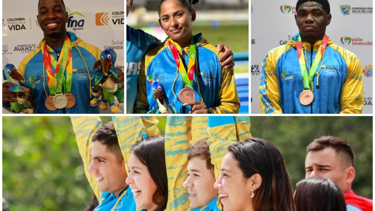 Luis Quiñónez, Brigidh Mayorga, Alexánder Borja y el equipo de relevos en actividades subacuáticas fueron algunos de los medallistas de plata y bronce destacados para Caldas.