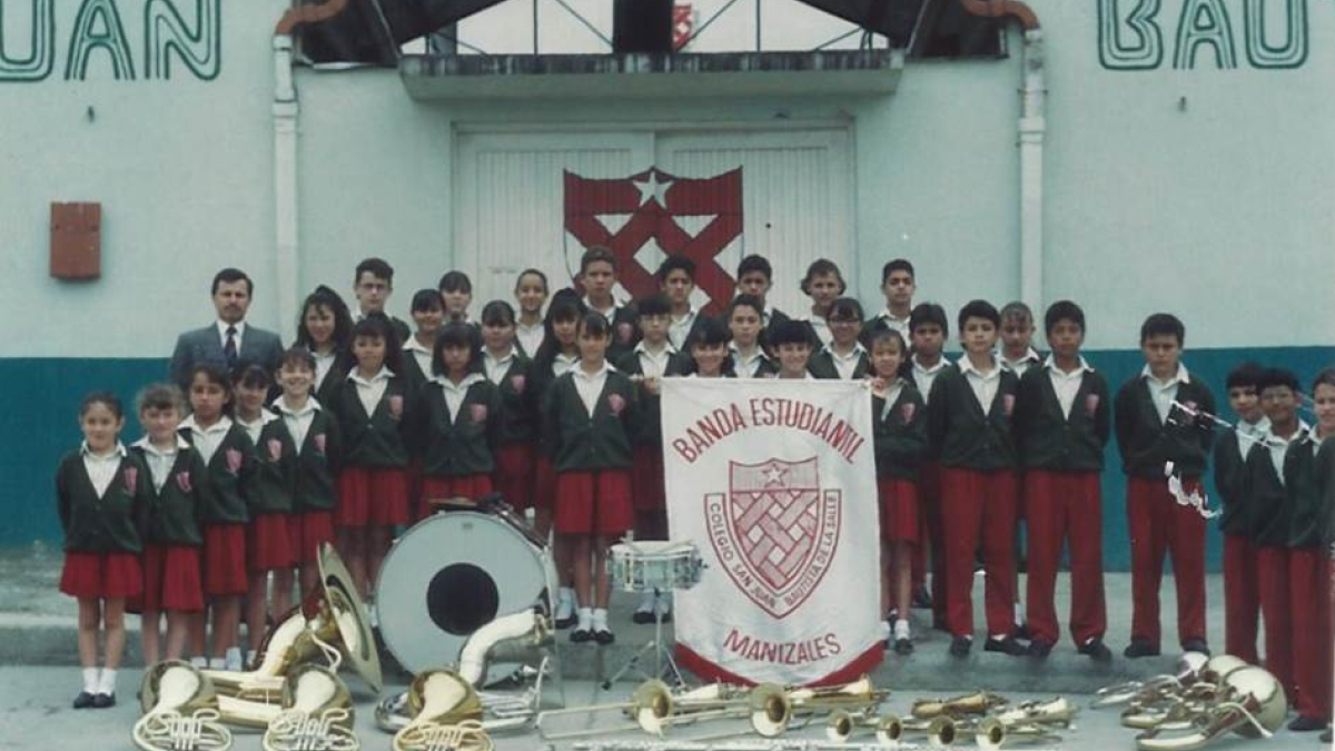 En 1993, hace 30 años, nació la primera agrupación sinfónica de la Institución Educativa Juan Bautista de La Salle, de Manizales.