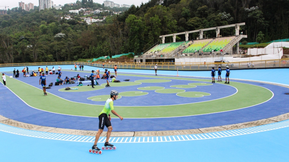 Delegaciones de patinaje, listas para competir en el Bosque Popular El Prado 