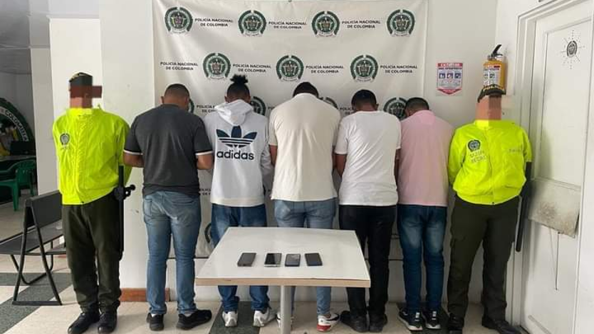 Captura de cinco integrantes de El Mesa en Aguadas (Caldas)