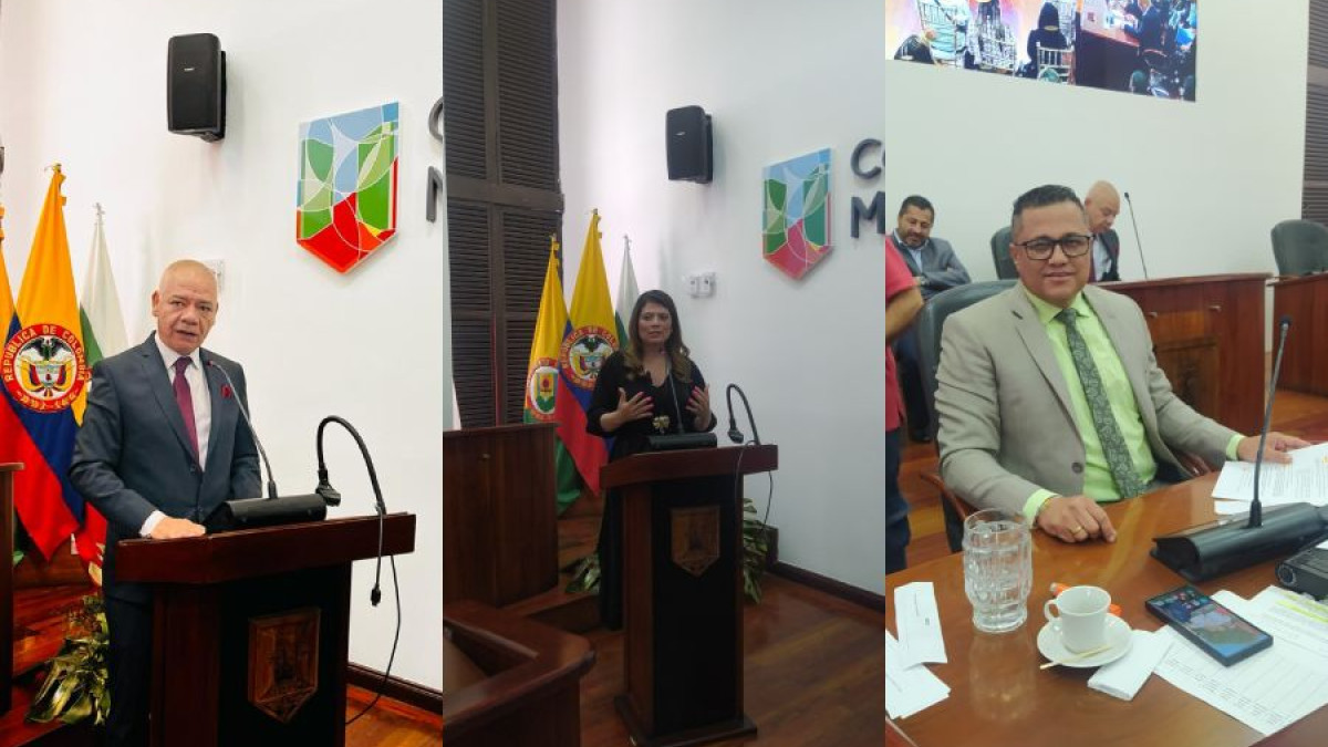 Dos hombres y una mujer conforman la Mesa Directiva del Concejo de Manizales para el 2024 