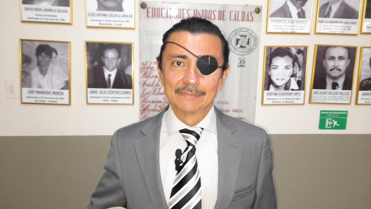 Juan Carlos Martínez, presidente del sindicato Educal.