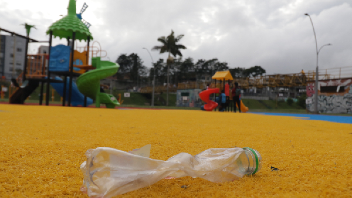 Foto| Darío Augusto Cardona  | LA PATRIA El parque del polideportivo fue remodelado en diciembre del año pasado con una inversión de  $5 mil millones de pesos según la Secretaría de Gobierno.