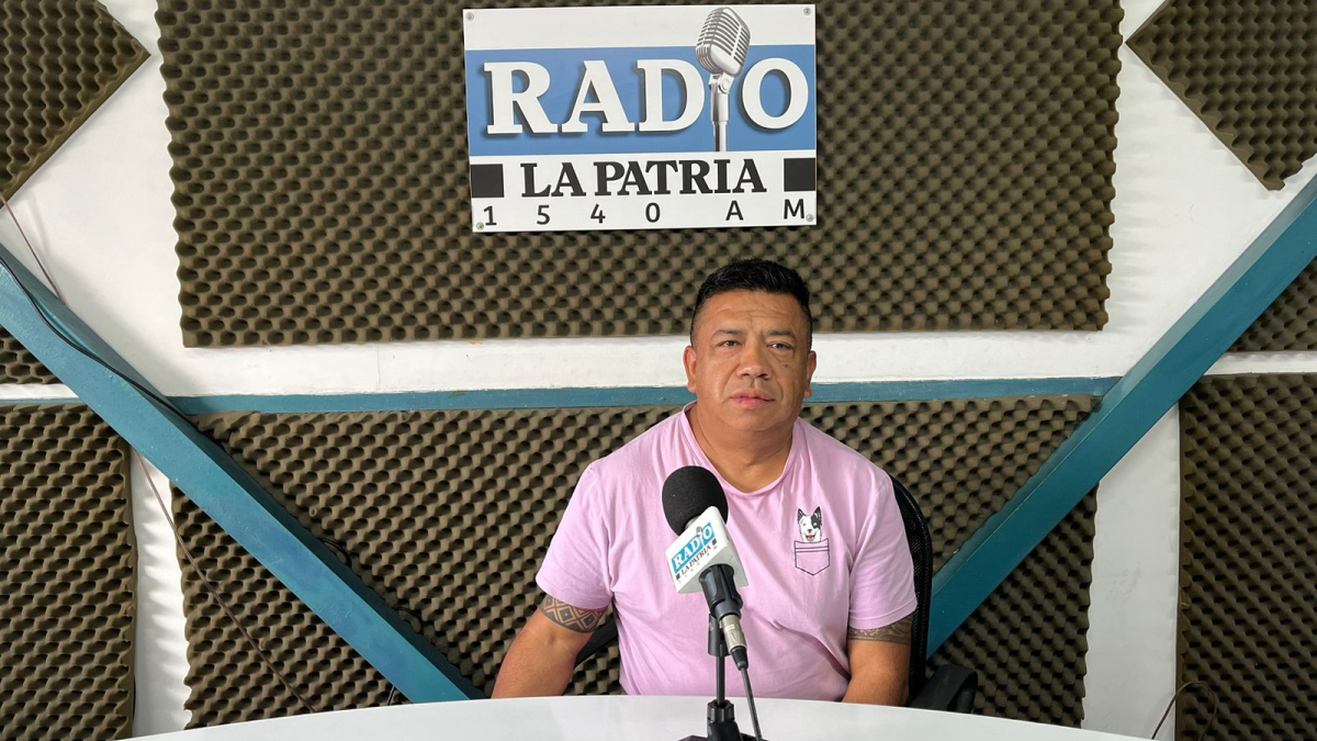 Raúl Silva, habitante de la vereda Montaño de Villamaría.