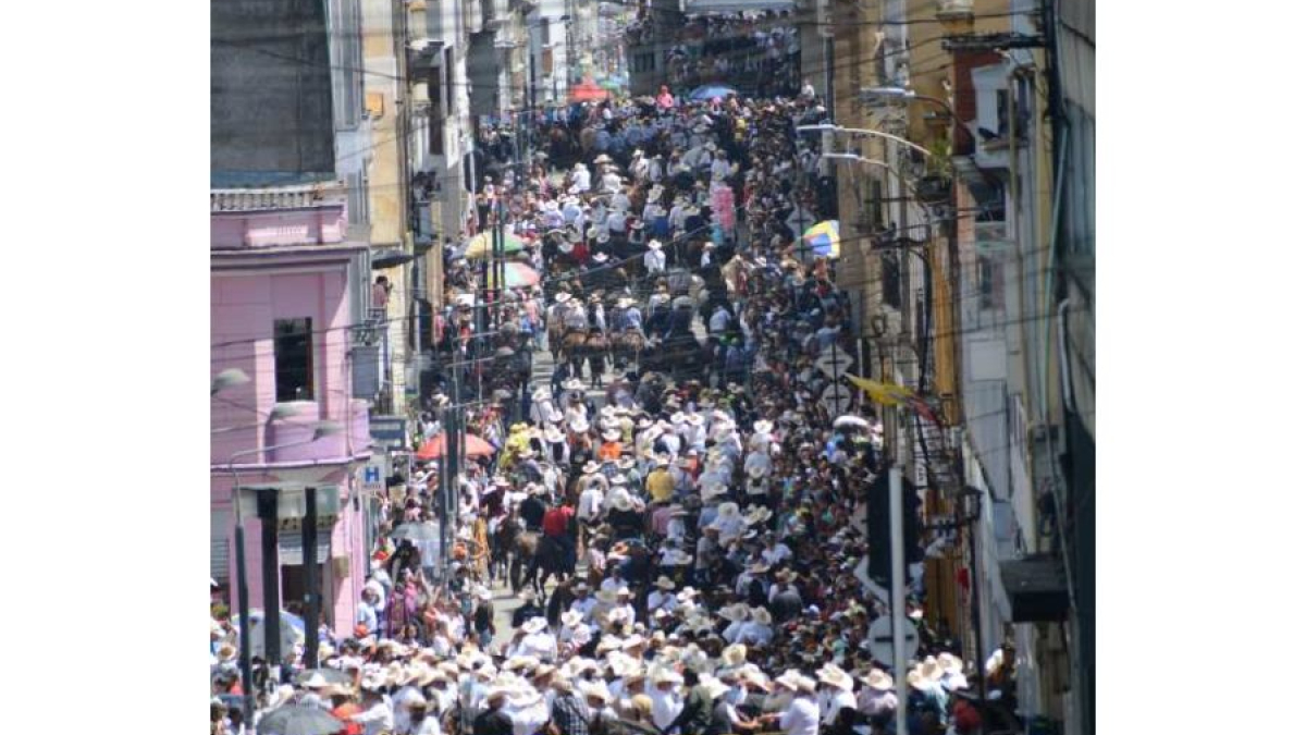 La cabalgata de este año en Manizales.