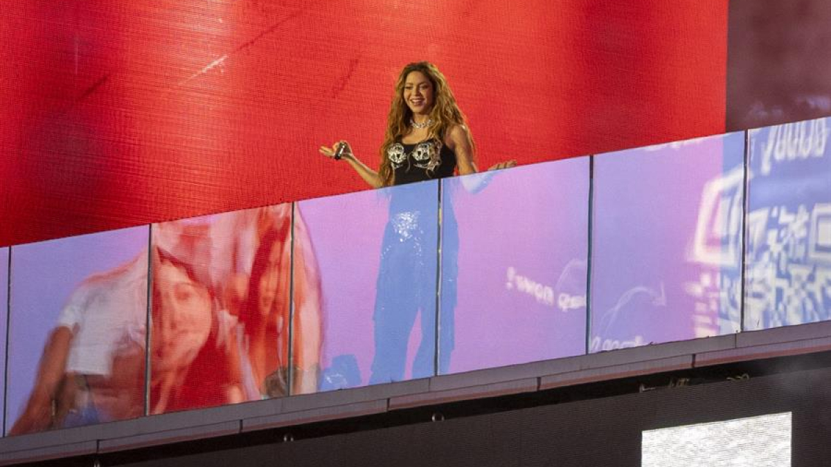 Shakira en Times Square.