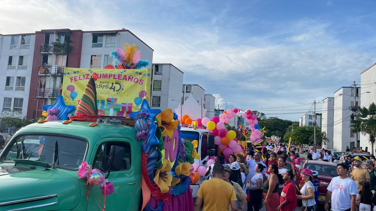 Los doradenses disfrutaron del cumpleaños del barrio Las Ferias. 