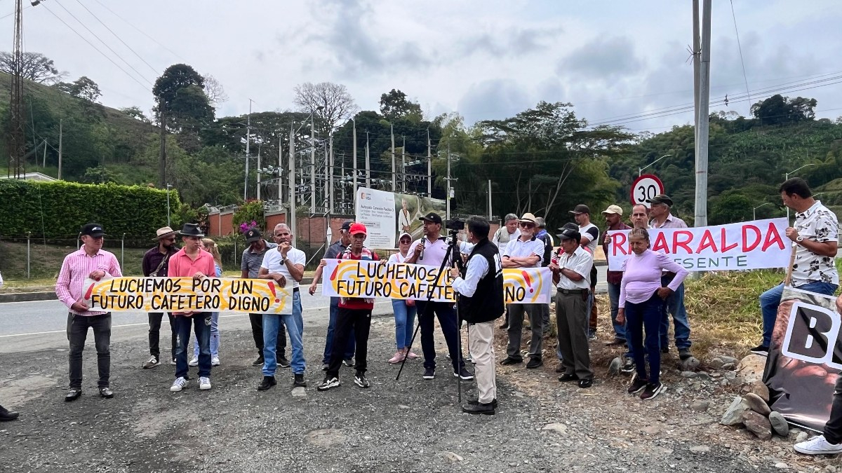 Los caficultores reconocieron las dificultades para convocar a los manifestantes.