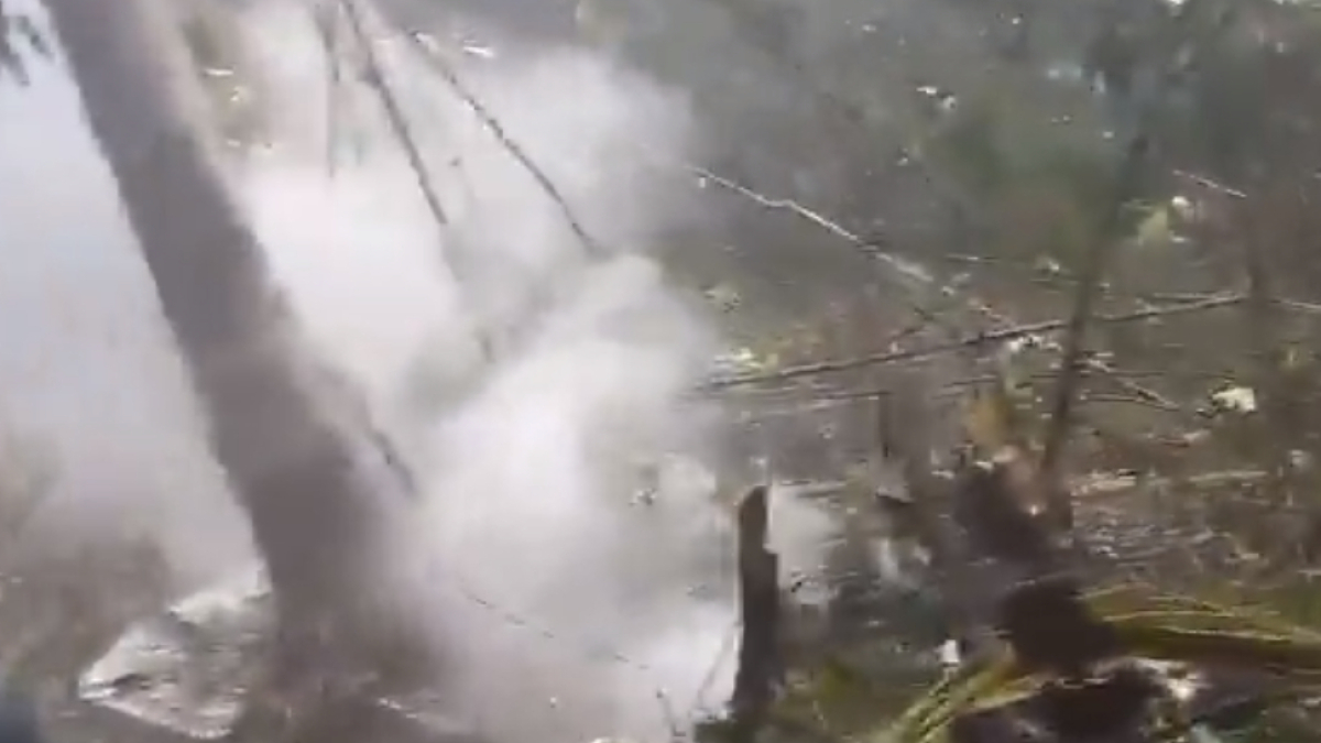 Esta es la zona en donde se accidente el helicóptero MI-17 del Ejército.