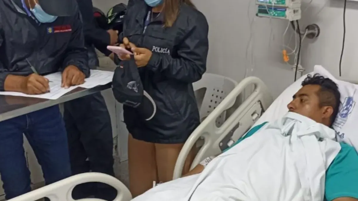 Momento de la captura de alias 'Villa' o 'El Viejo'.