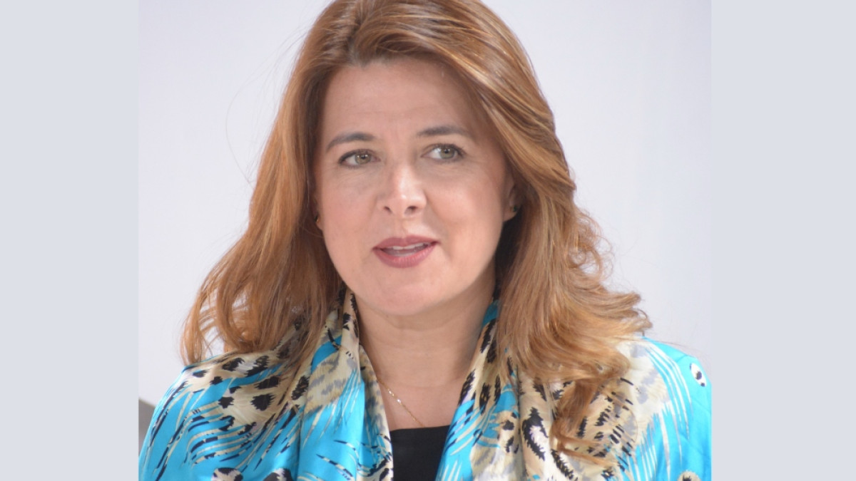 Juana Carolina Londoño, caldense, quien invitó a sus otros 24 compañeros del Parlamento Andino para sesionar en Manizales. 