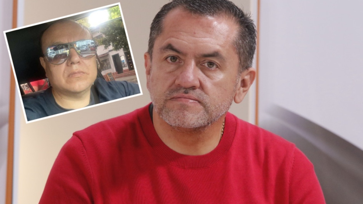 Juan Carlos Martínez (izquierda), el Hombre del Maletín, pieza clave de Las Marionetas que se entregó a la justicia. Era la mano derecha del fallecido exsenador caldense Mario Castaño (foto).