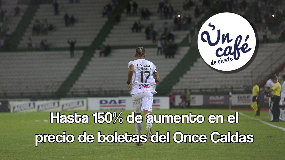 Hasta 150% de aumento en el precio de boletas del Once Caldas
