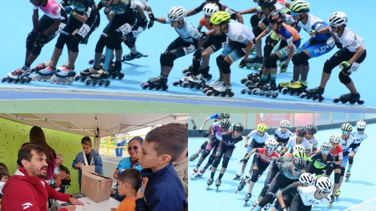 El Patinódromo del Bosque Popular, por segunda semana consecutiva, recibe al mejor patinaje del país. Esta vez a los menores.