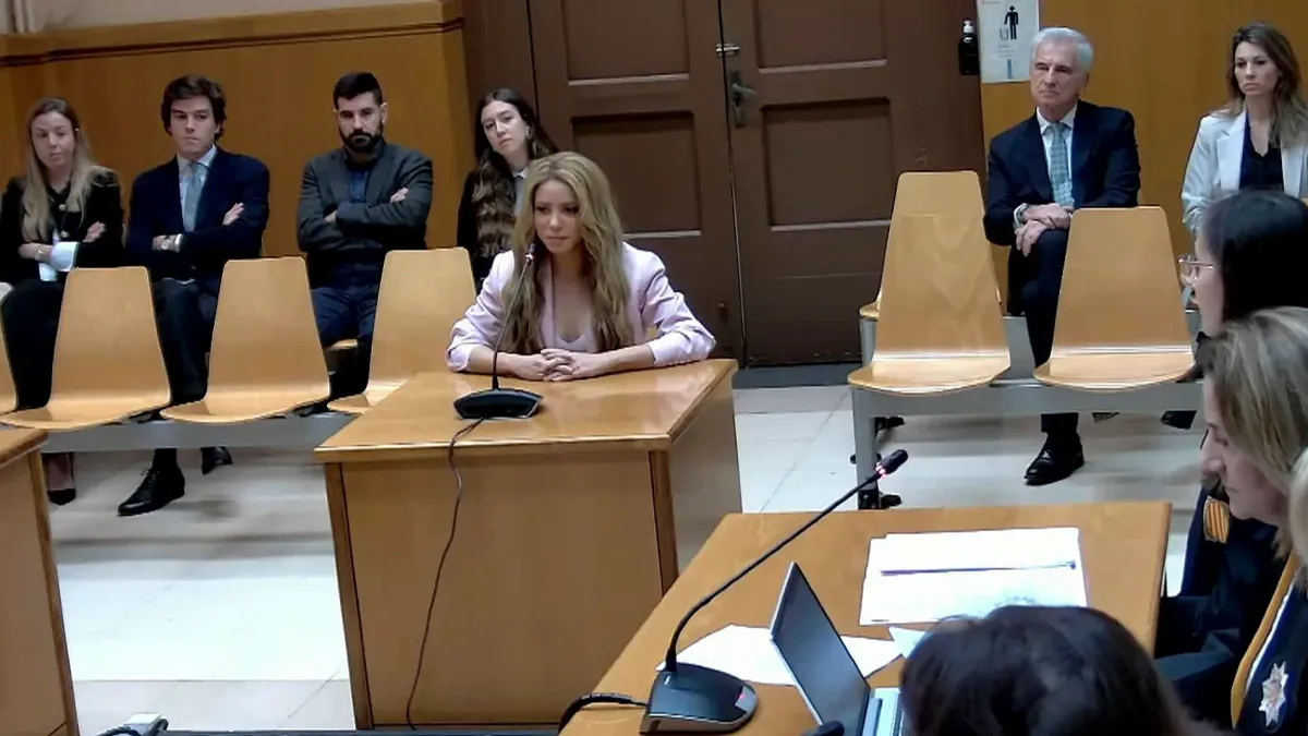 La artista colombiana Shakira compareció en la Audiencia de Barcelona por posible fraude fiscal en noviembre del 2023.