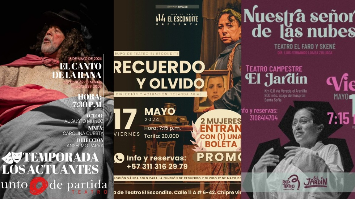 Para no perdersela está la actividad teatral. 