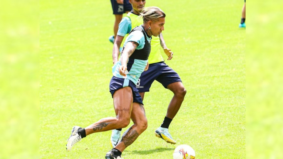 Entrenamiento del Once Caldas.