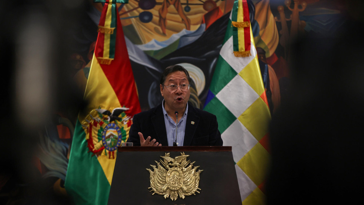 El presidente de Bolivia, Luis Arce