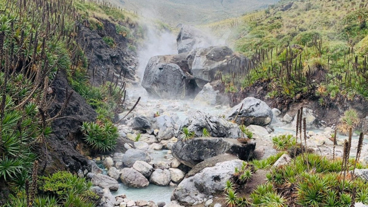 Termales aguas calientes en Villamaría (Caldas).