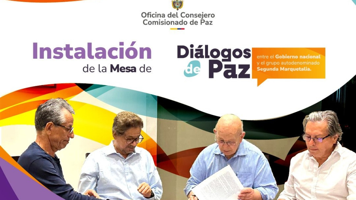 En Caracas (Venezuela) se cumple la instalación de la Mesa de Diálogos de Paz entre el Gobierno nacional y la Segunda Marquetalia.