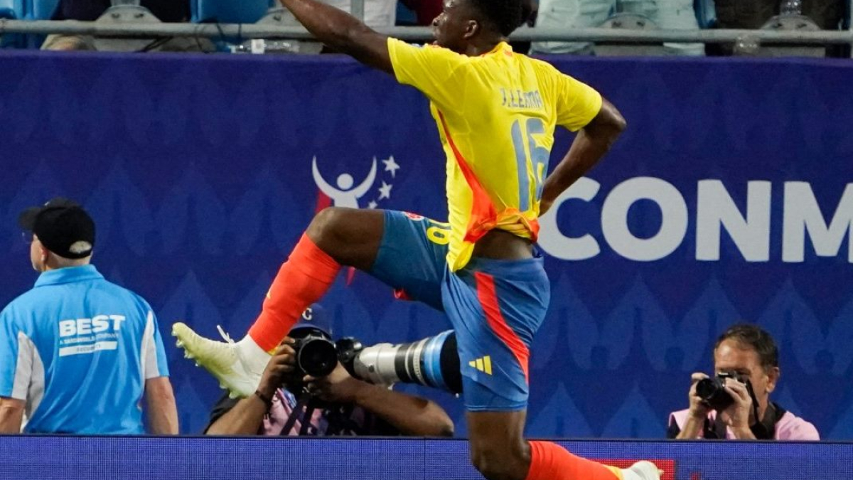 Jefferson Lerma anotó el gol de Colombia.