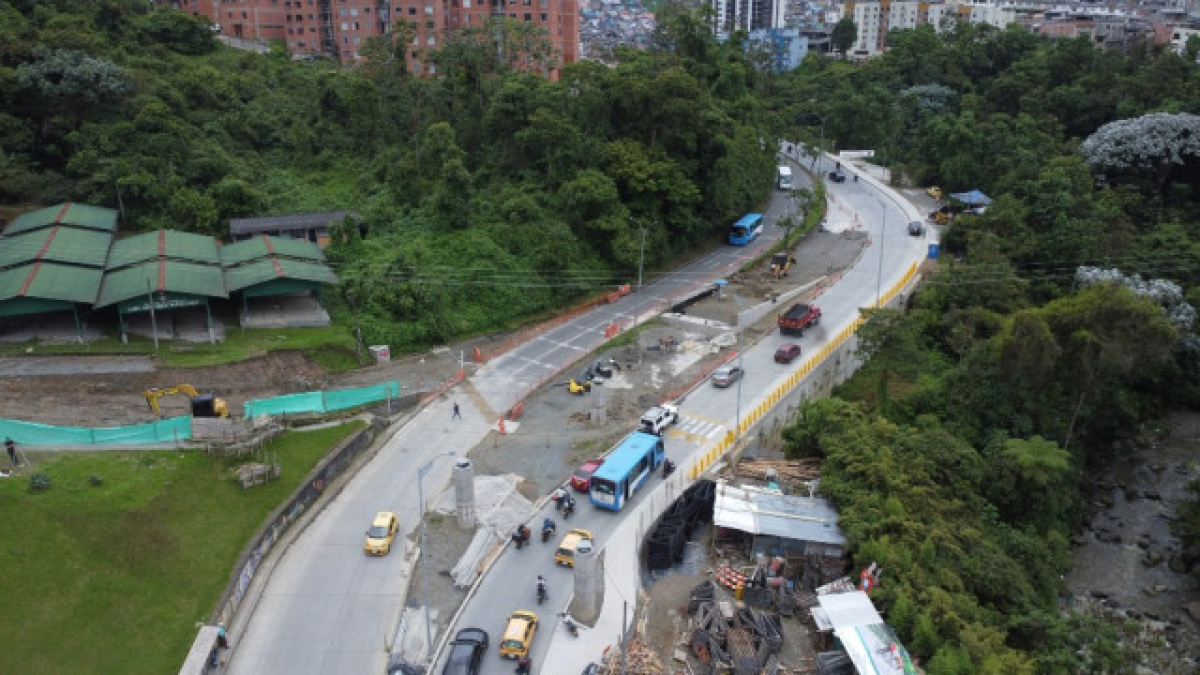 Obras intercambiador vial Los Cedros