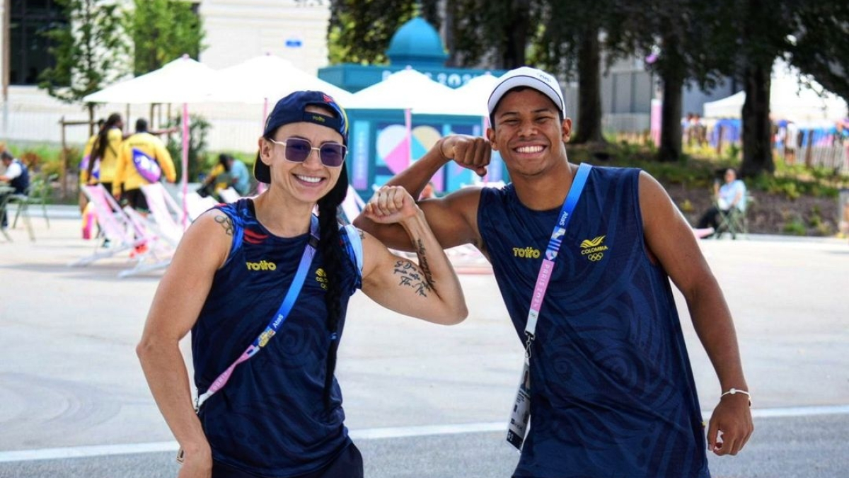 Jenny Marcela Arias y Luis Felipe Uribe en los Juegos Olímpicos de París 2024