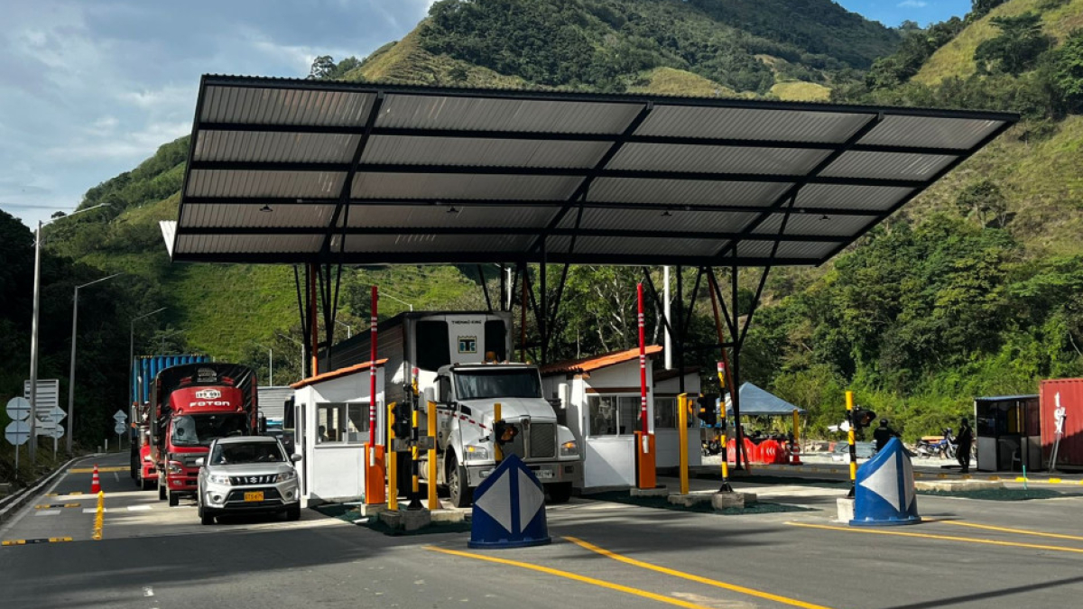Peaje Supía en la vía Manizales - Medellín.