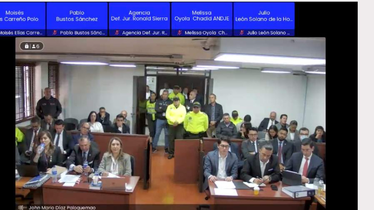 La audiencia. Foto LA PATRIA.