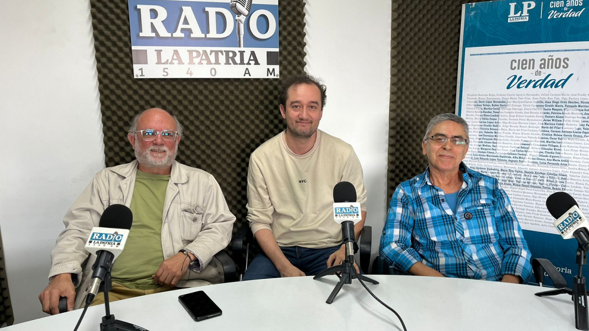Leonardo Arias Escobar director de la Sala de Teatro Actores en Escena; David Carmona, director del Teatro Campestre El Jardín y Uriel Giraldo Álvarez, director de la Sala de Teatro El Escondite. 