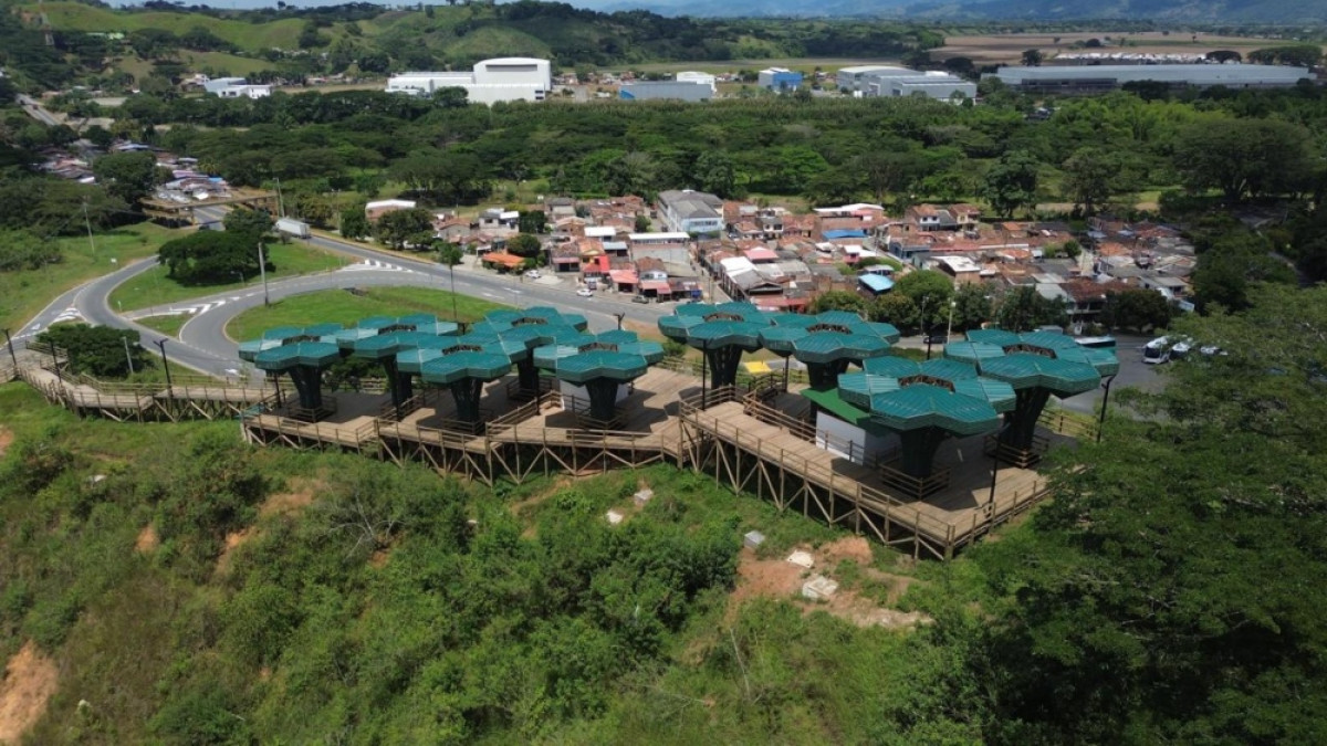 Inauguran el Parque Mirador Las Cometas en La Virginia, Risaralda. 