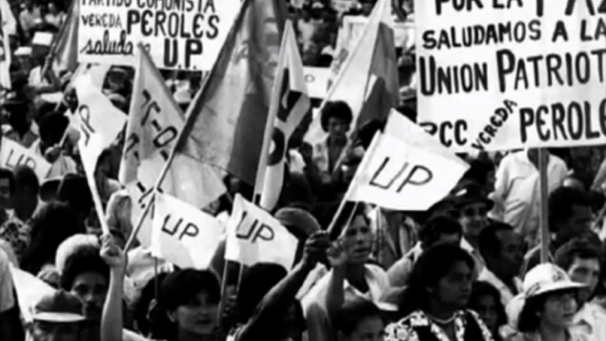 Unión Patriótica nació en 1985 como parte de un intento de acuerdo de paz