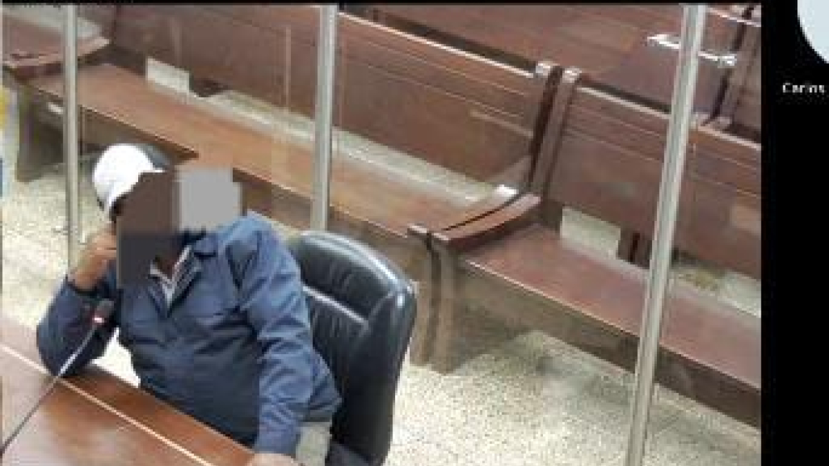 El detenido.