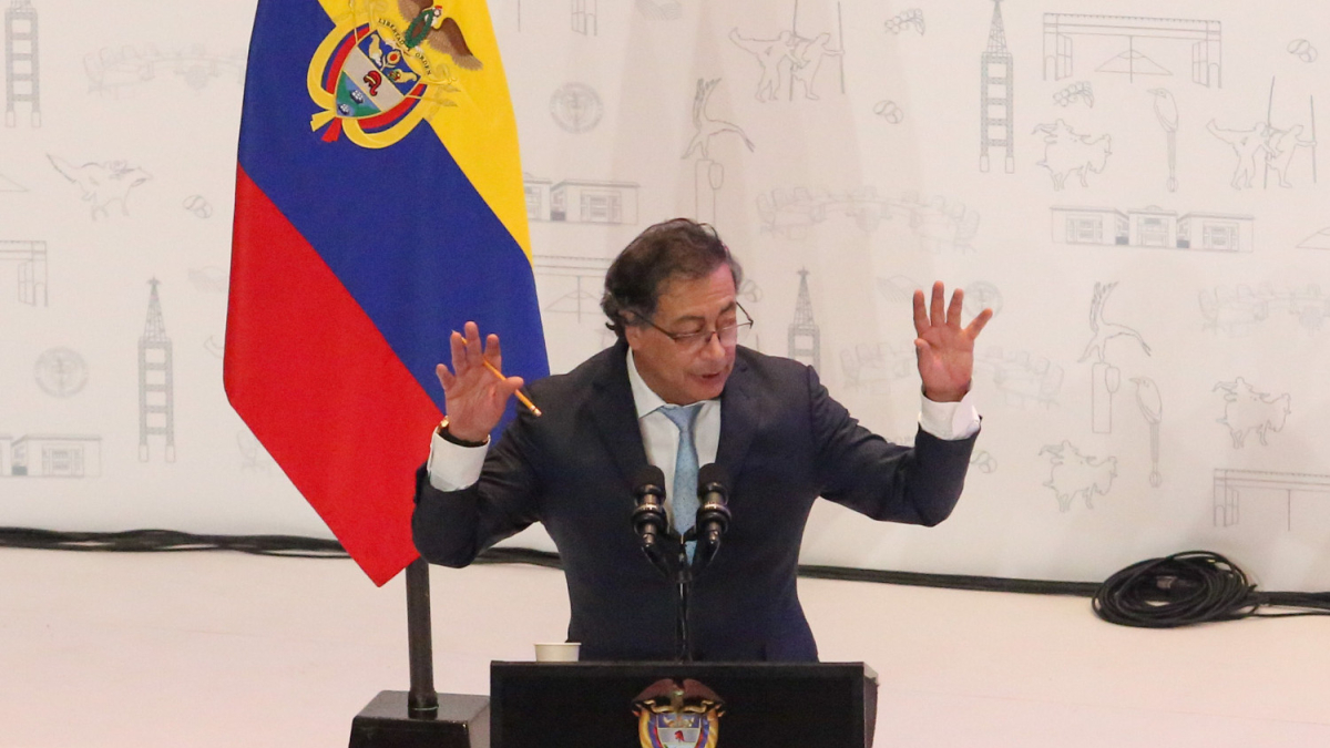 Gustavo Petro centró su discurso en la crisis climática y criticó el capitalismo.