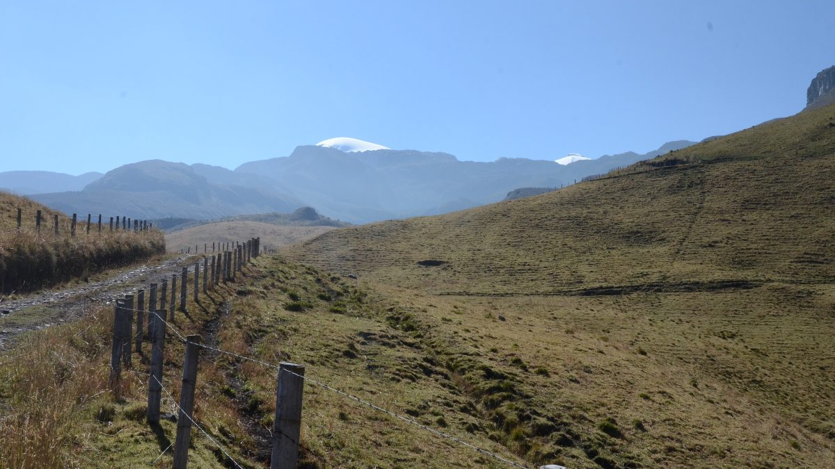 Zona de Potosí por el acceso de Villamaría (Caldas).