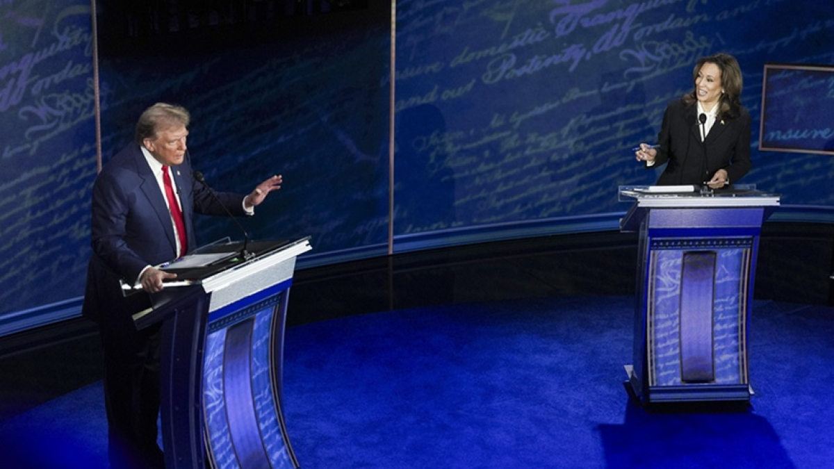 El debate entre Trump y Harris duró 90 minutos.