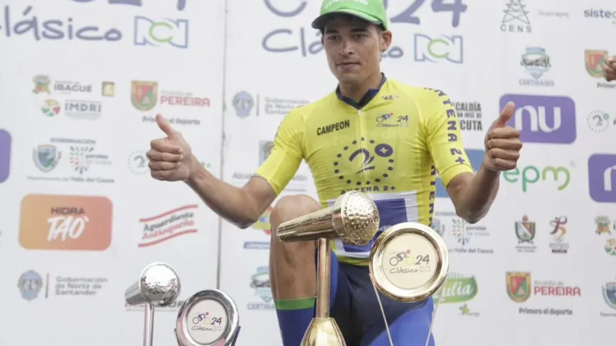 El risaraldense Kevin Castillo, ganador del Clásico RCN.