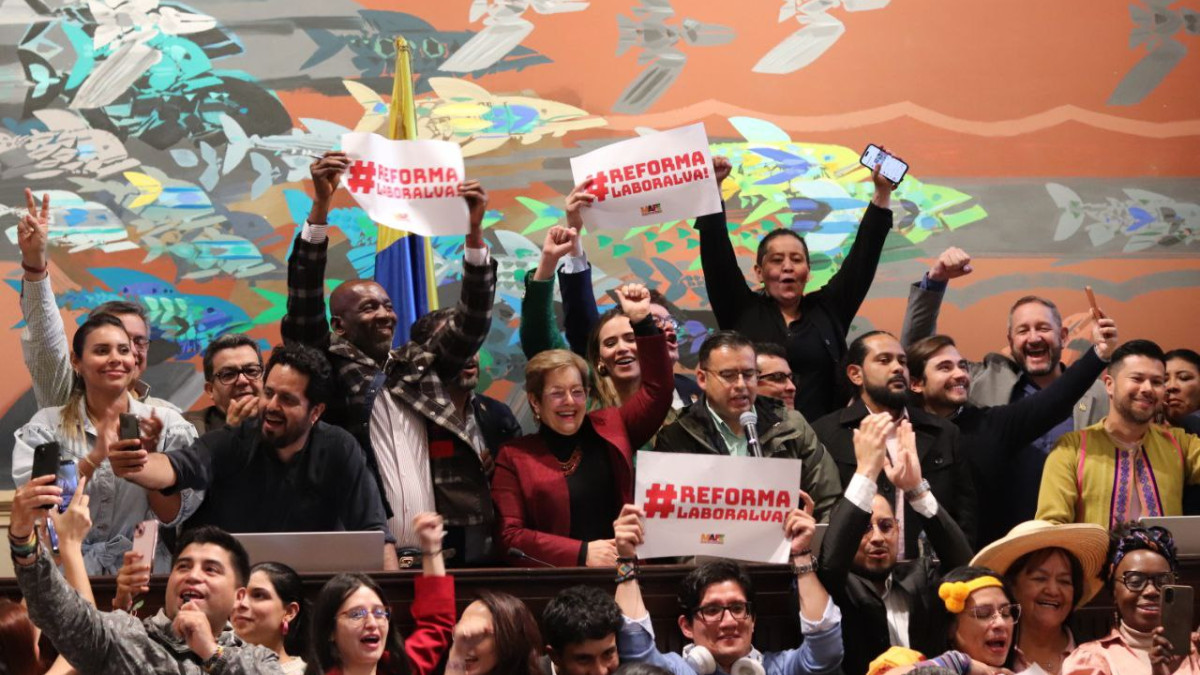 La aprobación de la reforma laboral fue ampliamente celebrada